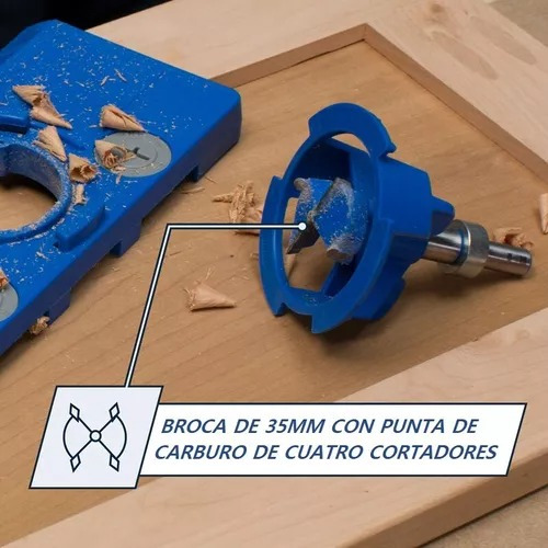 Plantilla Instalación De Bisagras Kreg Khi-hinge Maderwil