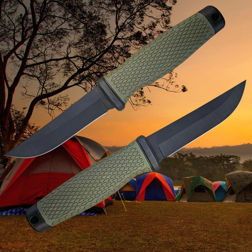 Faca Esportiva Militar Com Bainha Acampamento