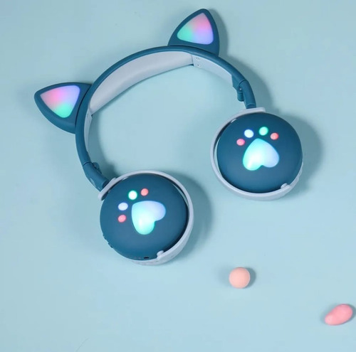 Imagen 2 de 4 de Audífonos Inalámbricos Para Niños Con Luces