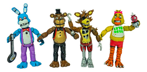 Nuevo Paquete 4 Figuras Five Nights At Freddy's Stylized