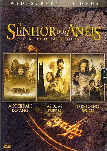 Dvd Senhor Dos Anéis: A Trilogia Do Filme - 6 Discos