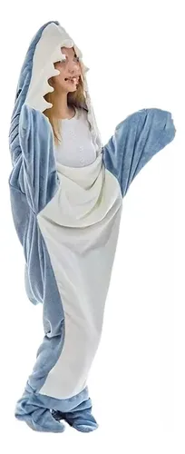 Pijama De Una Sola Pieza, De Felpa Suave Como Un Tiburón, Su