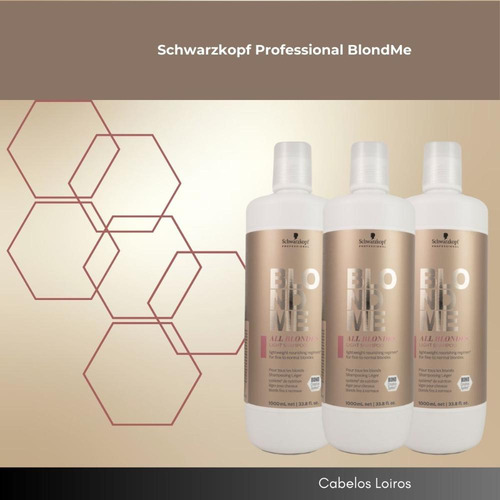 Schwarzkopf Blondme Light Kit 3 Shampoo 1l