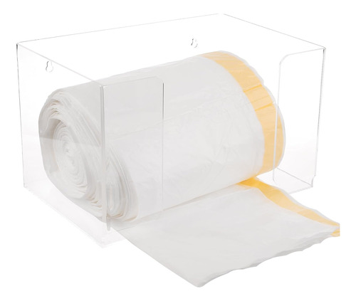 Dispensador De Bolsas De Basura Transparentes Extra Grandes,