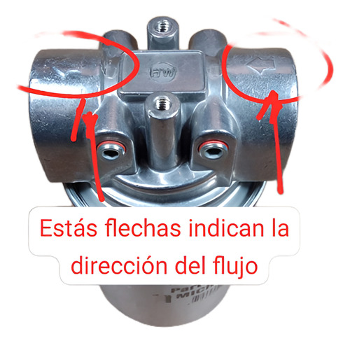 Filtro Hidráulico 10 Micrones C/base 3/4 Npt