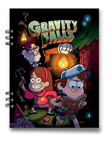 Imagen 3 de 9 de Cuaderno Gravity Falls 15x20 Cms Mediacarta 100 Hojas