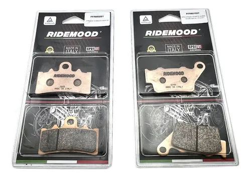 Juego Pastillas Ktm Rc 200 Ag/ Ng /390 Ridemood Sinterizadas