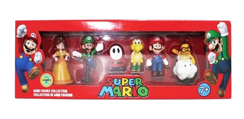 Super Mario Set Figuras Donkey Shi  Guy Personajes Divinos!
