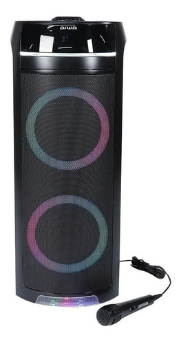 Imagen 2 de 3 de Parlante Aiwa AWPOK9 con bluetooth negra 240V