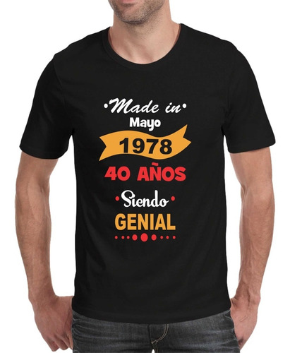 Camiseta Cumpleaños Personalizada 50 Años Fechas Especiales 