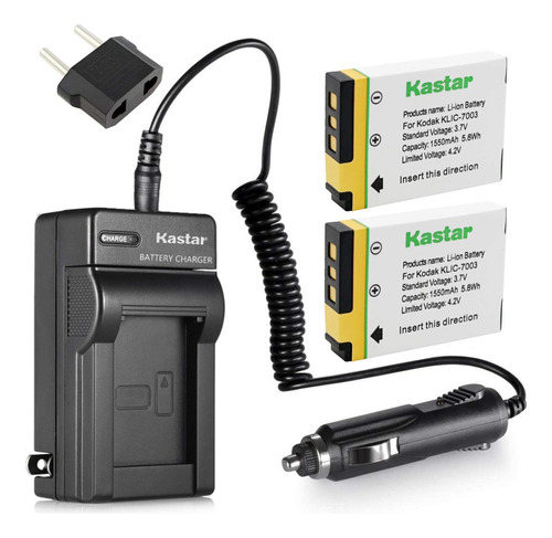 Batería Kastar + Cargador Para Klic-7003  1 klic-7003 k7003