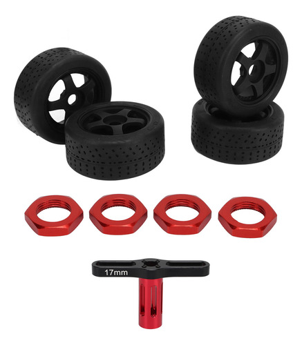 Llantas Rc De 5 Radios, 4 Unidades, Llantas Hexagonales De P