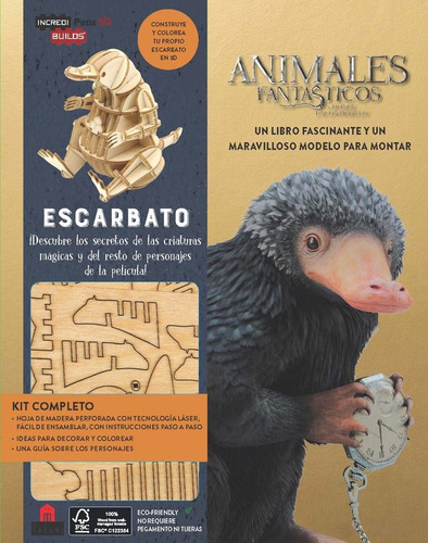 Incredibuilds Animales Fantasticos Escarbato - Aa,vv