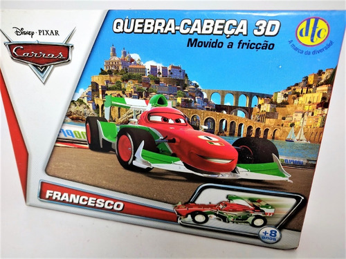 Carrinho Fricção Miniatura Carros Francesco Quebra Cabeça 3d