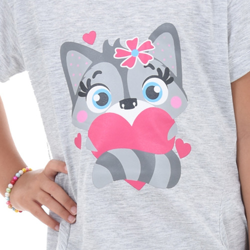 Imagem 3 de 4 de Camisola Conforto Meia Manga Feminino Camisão Infantil