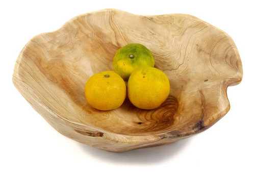 ~ Cuenco De Madera For Servir Ensalada De Frutas M7 Root