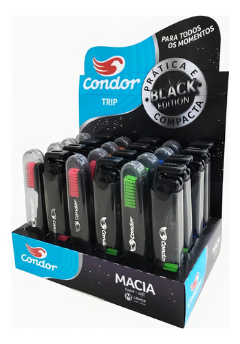 Escova Dental Trip Linha Black Macia Condor