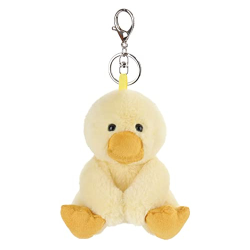 Juguete De Pato Amarillo De Peluche Suave Llavero Niño...