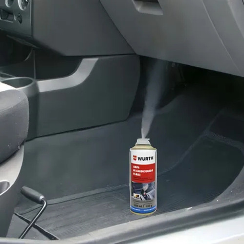 Limpa Higieniza Ar Condicionado Auto Wurth Remove Mau Cheiro Branco Carro Novo