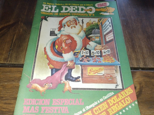 El Dedo Número 6 Revista Humor Uruguaya Excelente Estado 