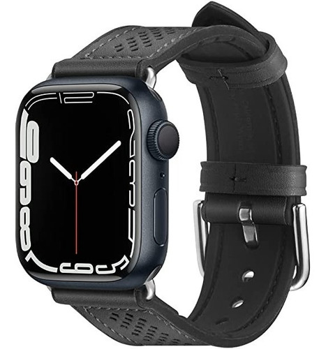 Apple Watch Spigen Correa Casual Serie 7 Y 8 45mm Color de la caja Black