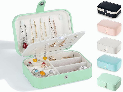 Organizador Joyas Estuche Joyero Aretes Anillos Viaje