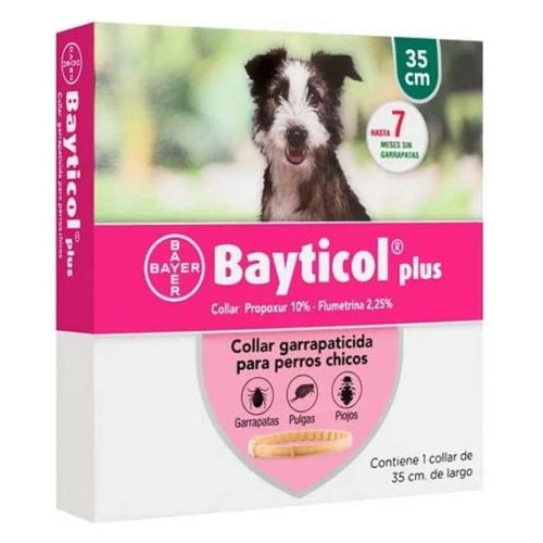 Collar Bayticol Bayer 35 Cms Antipulgas Y Garrapatas 