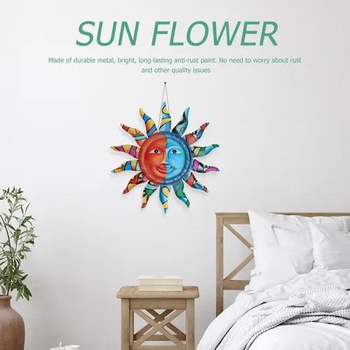 Decoraciones De Pared Con Forma De Sol En Mosaico Para Colga