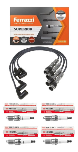 Kit Cables Y Bujias Vw Fox Suran Voyage Gol Trend 1.6 8v Egs