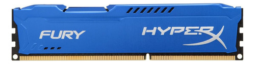 Memória Ram Fury Ddr3 Color Azul 4gb 1 Hyperx Hx316c10f/4