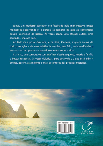 Entre O Céu E O Mar: Não Aplica, De Médium: Sônia Tozzi / Ditado Por: Irmão Ivo. Série Não Aplica, Vol. Não Aplica. Editora Lumen, Capa Mole, Edição Não Aplica Em Português, 2022