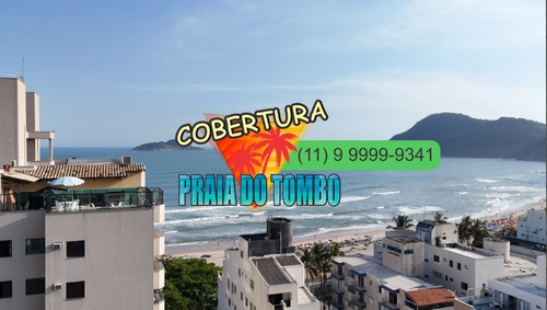 Cobertura Luxuosa, Pé Na Areia - Exclusividade Na Praia Do Tombo, Guarujá, A Mais Premiada Com Bandeira Azul No Brasil