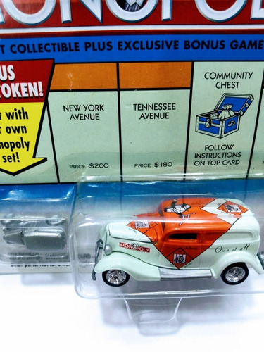 Carrito Johnny Lightning Monopoly Delivery 1933 Ed 2001 1:64