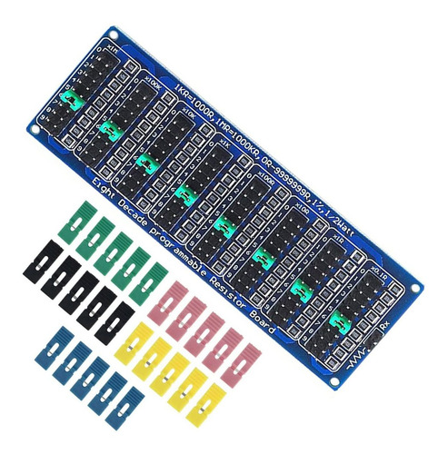 Resistencia Programable Ocho Decada Tablero Deslizante