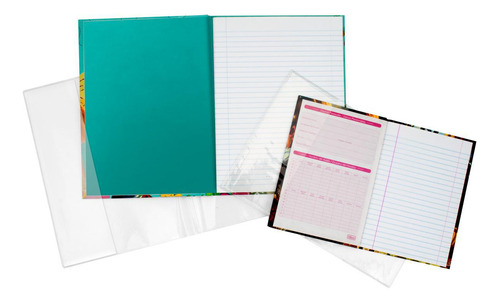 Kit Capa Para Caderno Colegial Capa Dura 10 Unidades