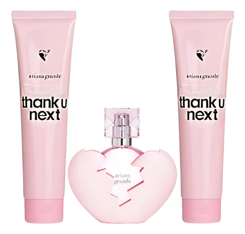 Ariana Grande Thank U Next Set 3pz Mujer Edp 100ml