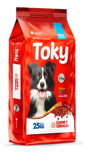 Alimento Comida Para Perro Toky 25kg Ehogar