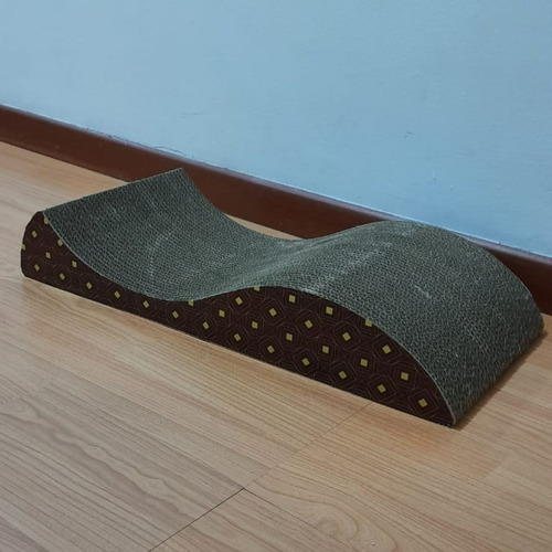 Imagen 3 de 4 de Rascador De Cartón Para Gatos - Ref Ola 48cm Mielfelina
