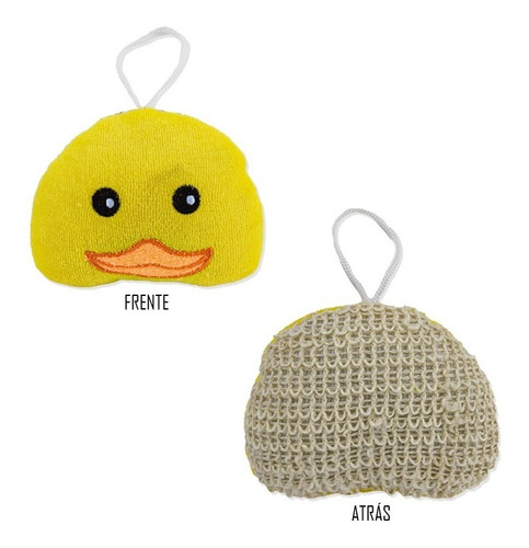 Imagen 2 de 6 de Esponja De Ducha Infantil Pato