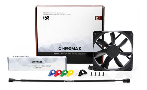 Ventilador Noctua Nf-s12a Pwm Chromax.black.swap Alto Rendim