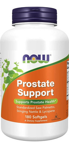 Now Foods | Prostate Support | Próstata | 180 Softgels