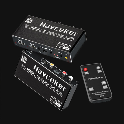 Conmutador Hdmi, Extractor De Audio, Separador Óptico Arc, S