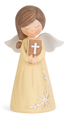 Dicksons Angel With Bible Yellow - Figura Decorativa De Mesa