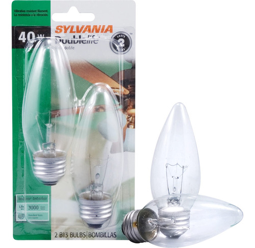 Sylvania Dl Ventilador Bl Decoracion Torpedo Foco Luz