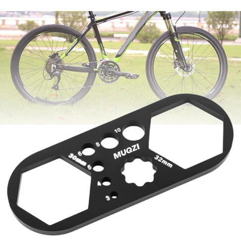 2 Llave Para Tapas De Horquilla De Bicicleta Negro 30 Mm 32