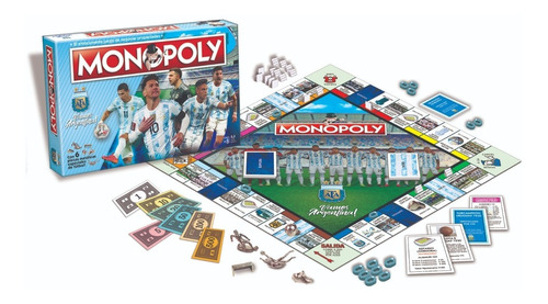 Monopoly Juego De Mesa Selección Argentina Afa 20007