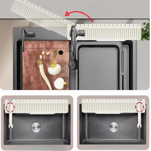 Silicona Fregadero De Grifo Alfabetado Tapón De Beige