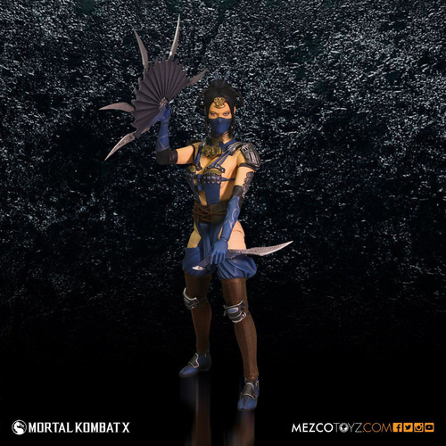 Kitana - Mortal Kombat X - Muñeca articulada - Mezco Toyz