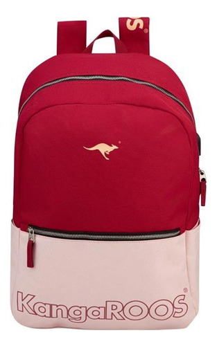 Mochila Rosa/magenta Backpack Kangaroos Kg01 Escolar Color Rosa