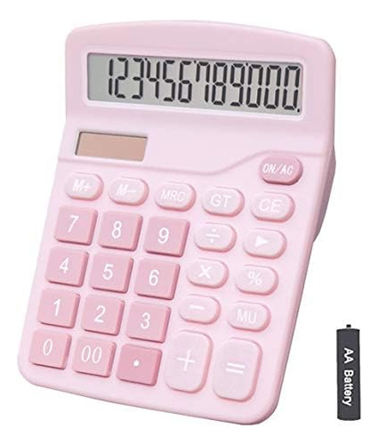 Calculadora, Calculadora De Mano De 12 Dígitos De Dobl...